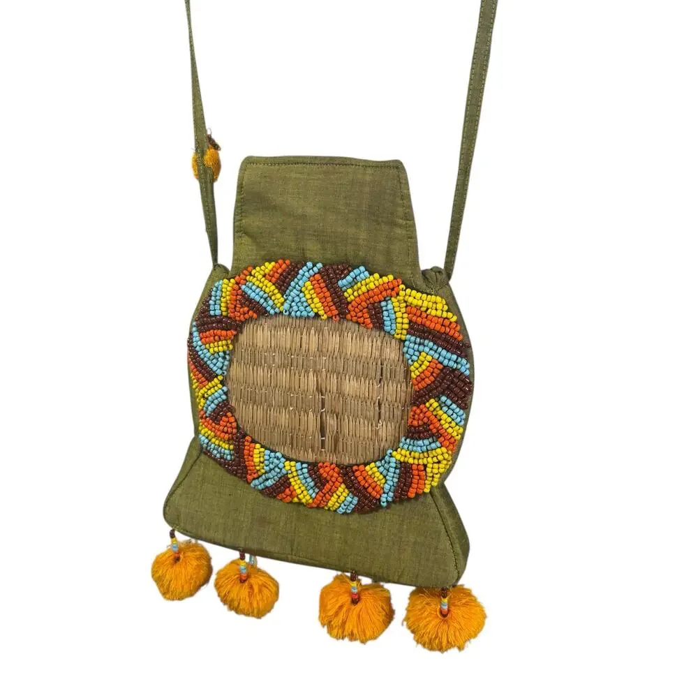 Vintage Designer Christa New York Crossbody Boho Purse Handbag